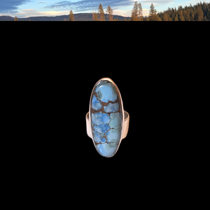 Stratus Ring - Golden Hills Turquoise - Size 7.5