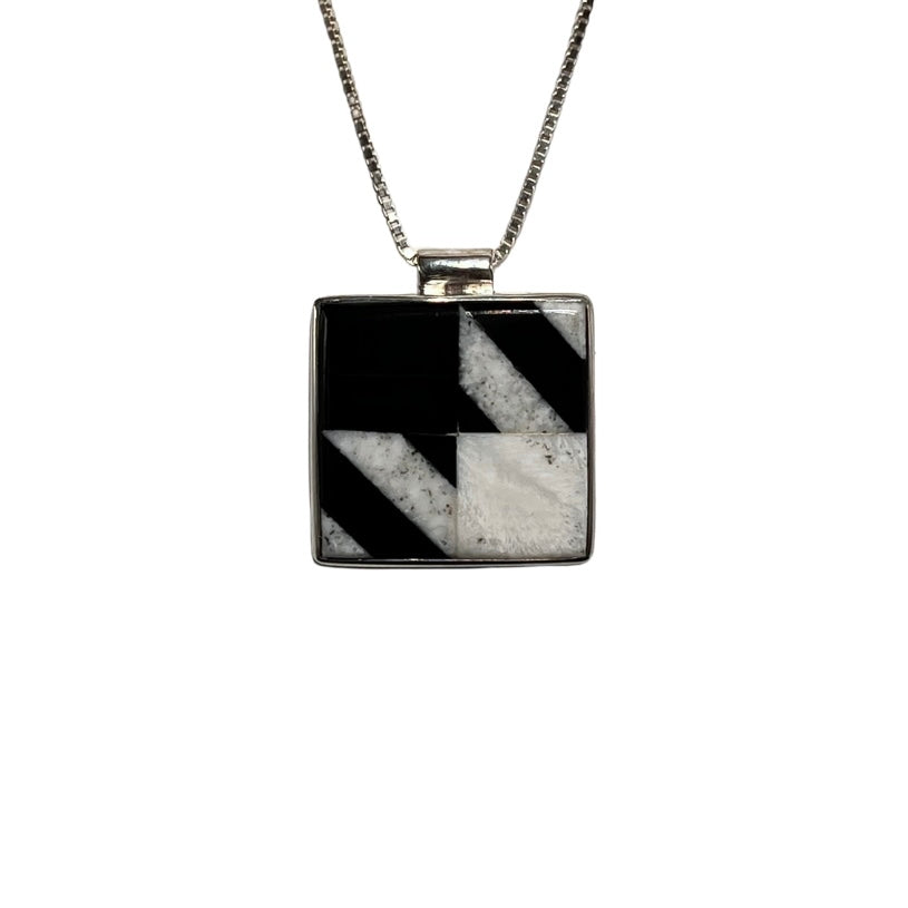 Houndstooth Necklace