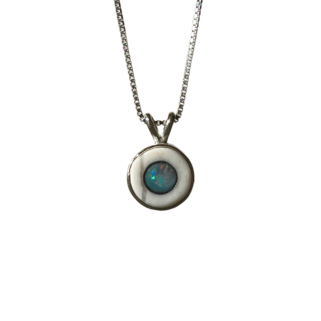 Inner Core Necklace Marble + Opal