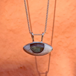 Glimpse Pendant Necklace - Labradorite 3