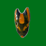 Abyssinian Kitty Ring - Cloisonné Enamel - Size 8