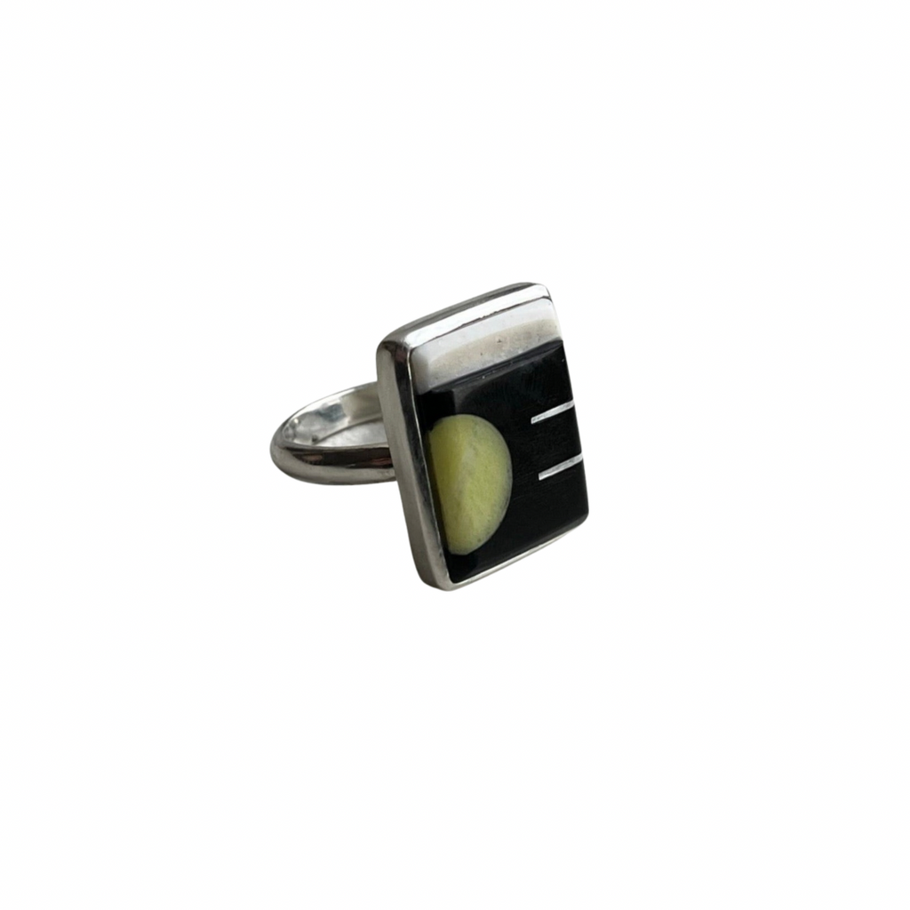 Midnight Moon Ring - MTO
