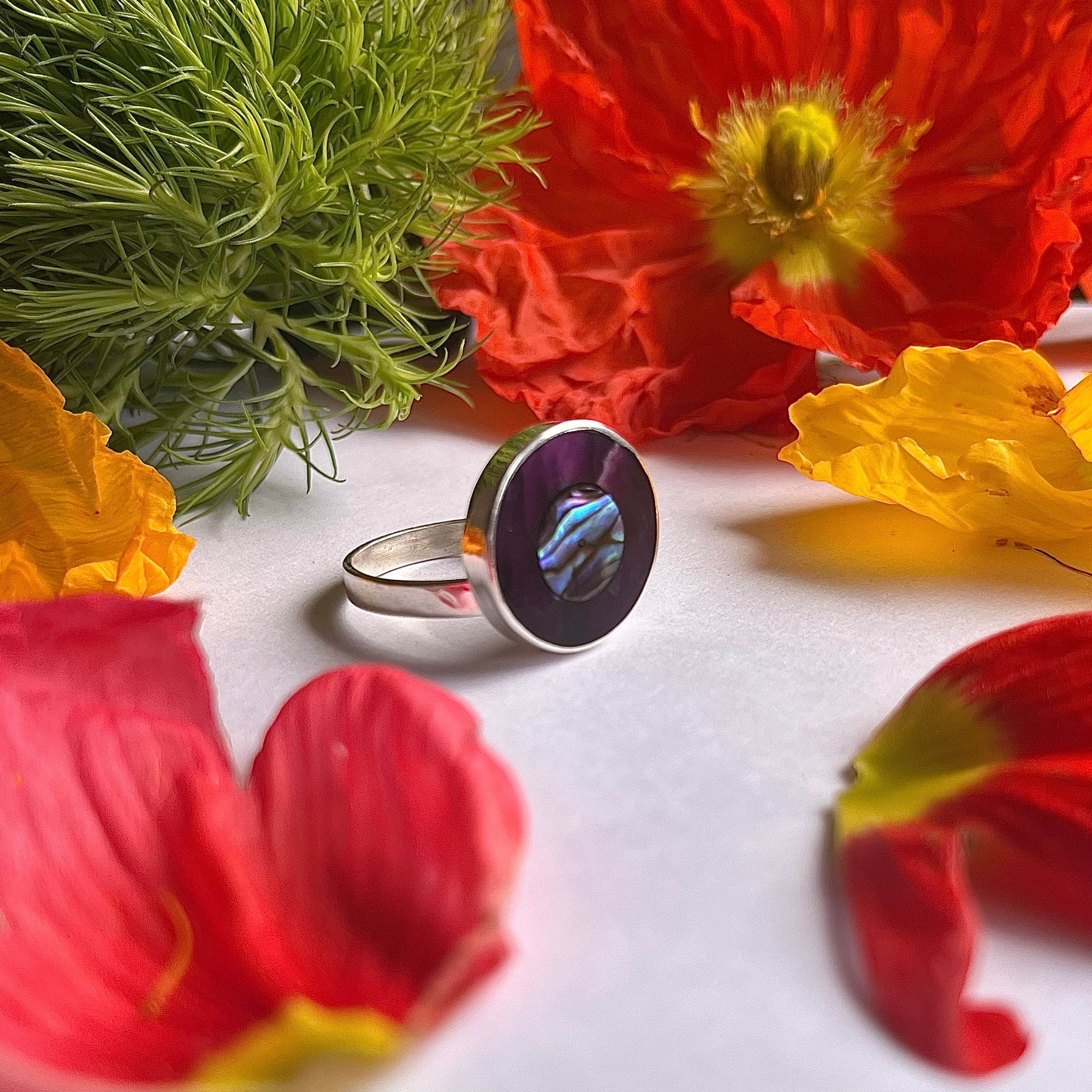 Inner Core Ring - Abalone - Size 9.5