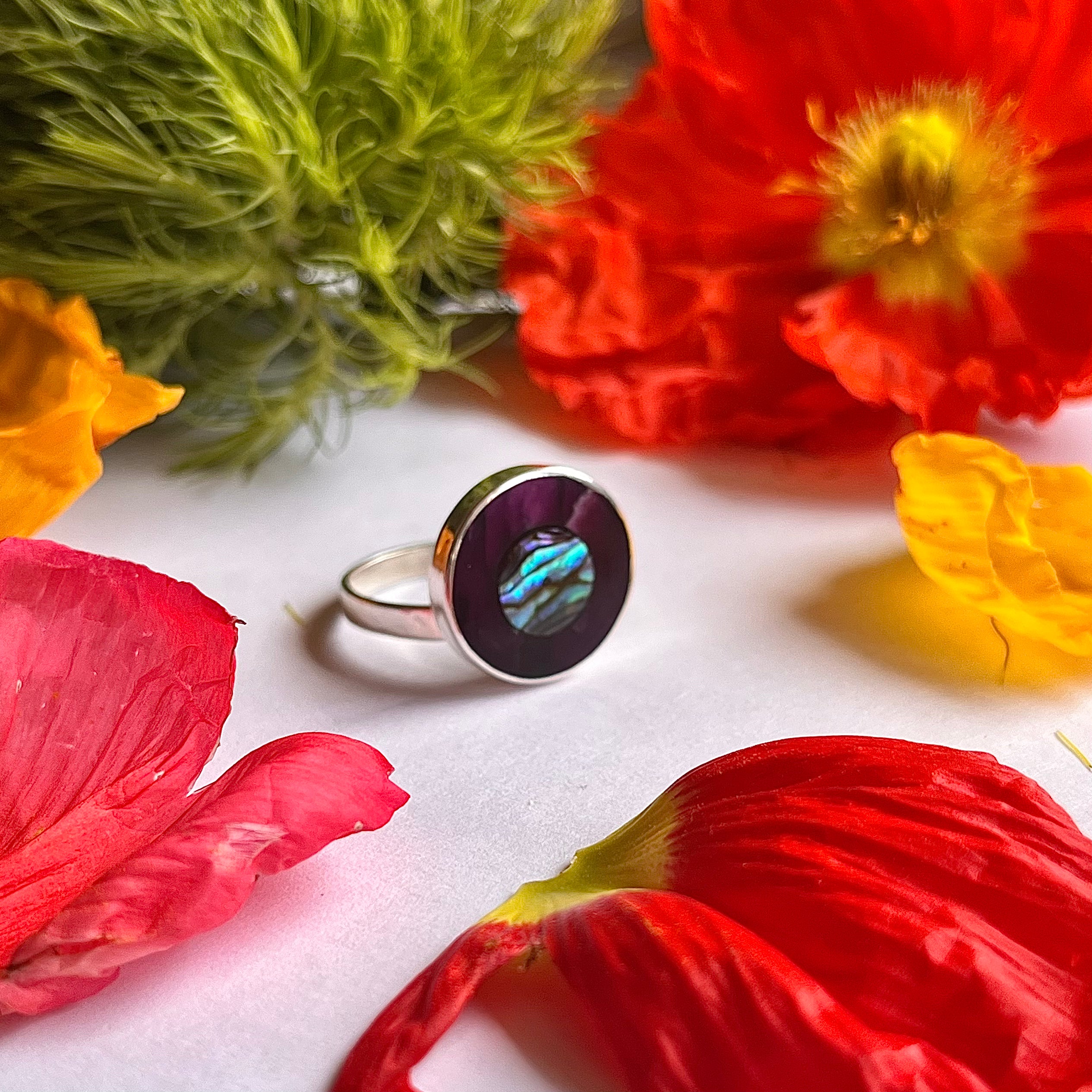 Inner Core Ring - Abalone - Size 9.5