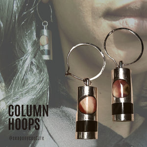 Column Hoop Earrings