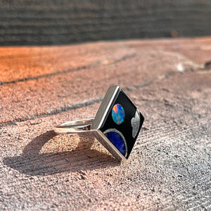 Worlds Collide Ring - size 7